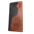 Popular brand long bifold wallet for businessmen